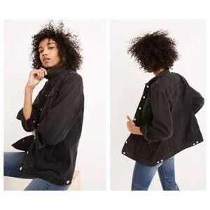 Madewell The Oversized Jean Jacket in lunar wash, size small